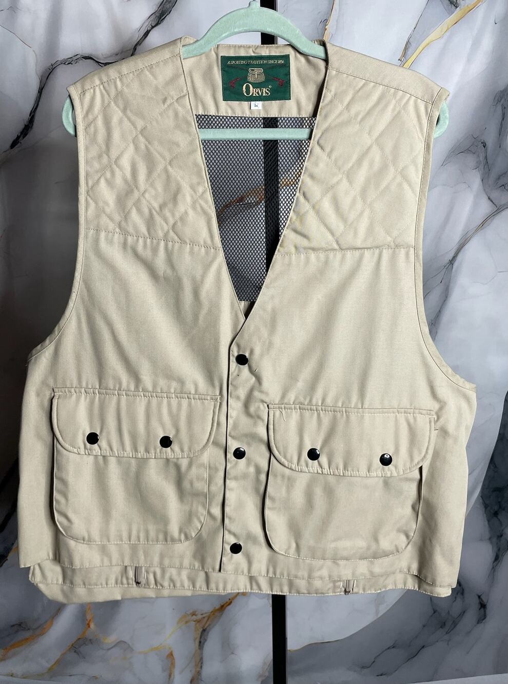 Orvis Tan Hunting Vest Sz. Large